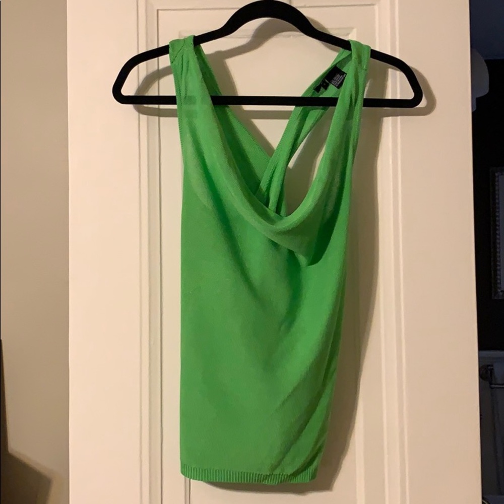 Silk cross back sweater from Etcetera